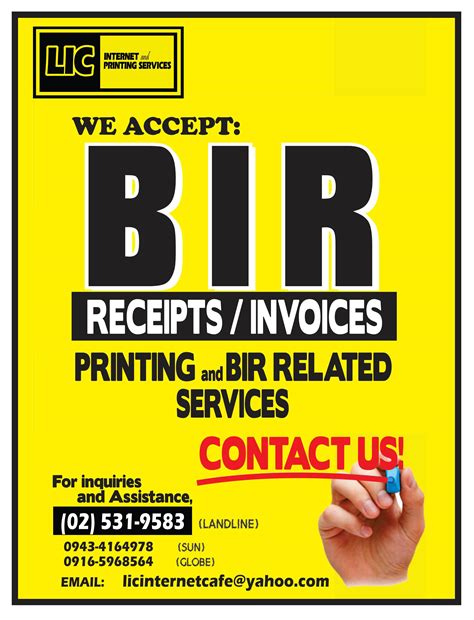 BIR Accredited Printer .